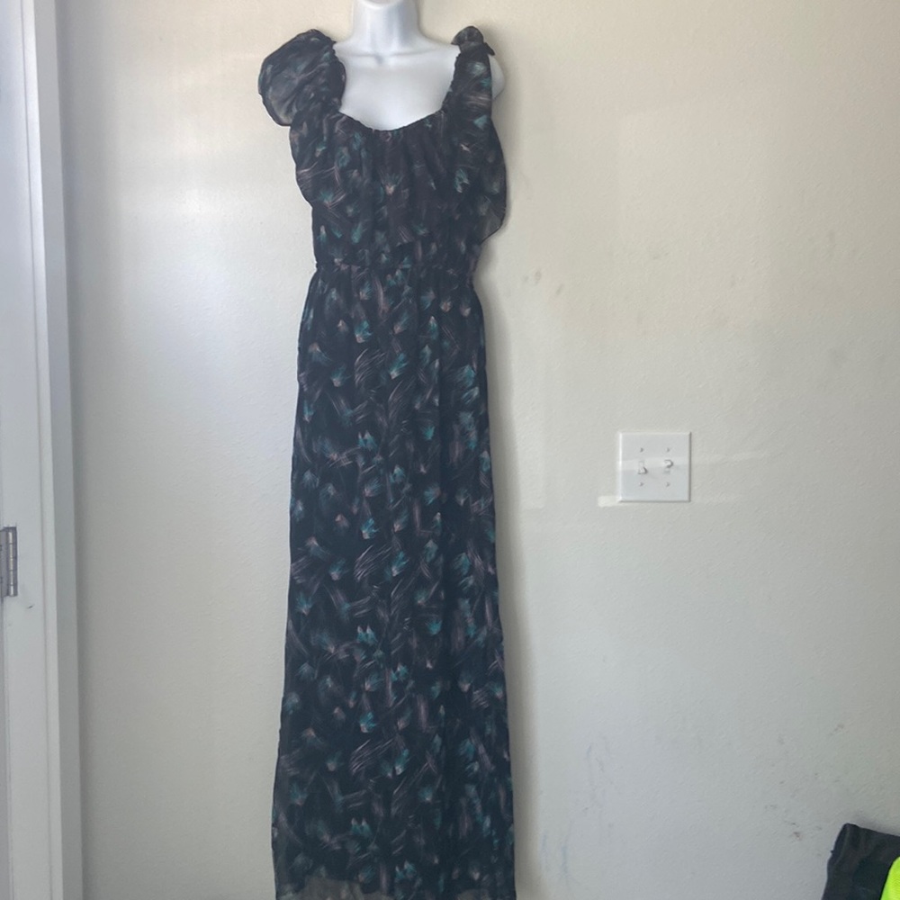 Love Fire Long Retro Print  JumpSuit